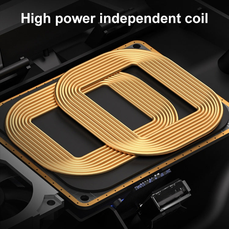 HFC-1064 Car Qi Standard Wireless Charger 10W Quick Charging for Toyota Alphard 2018-2021, Right Driving