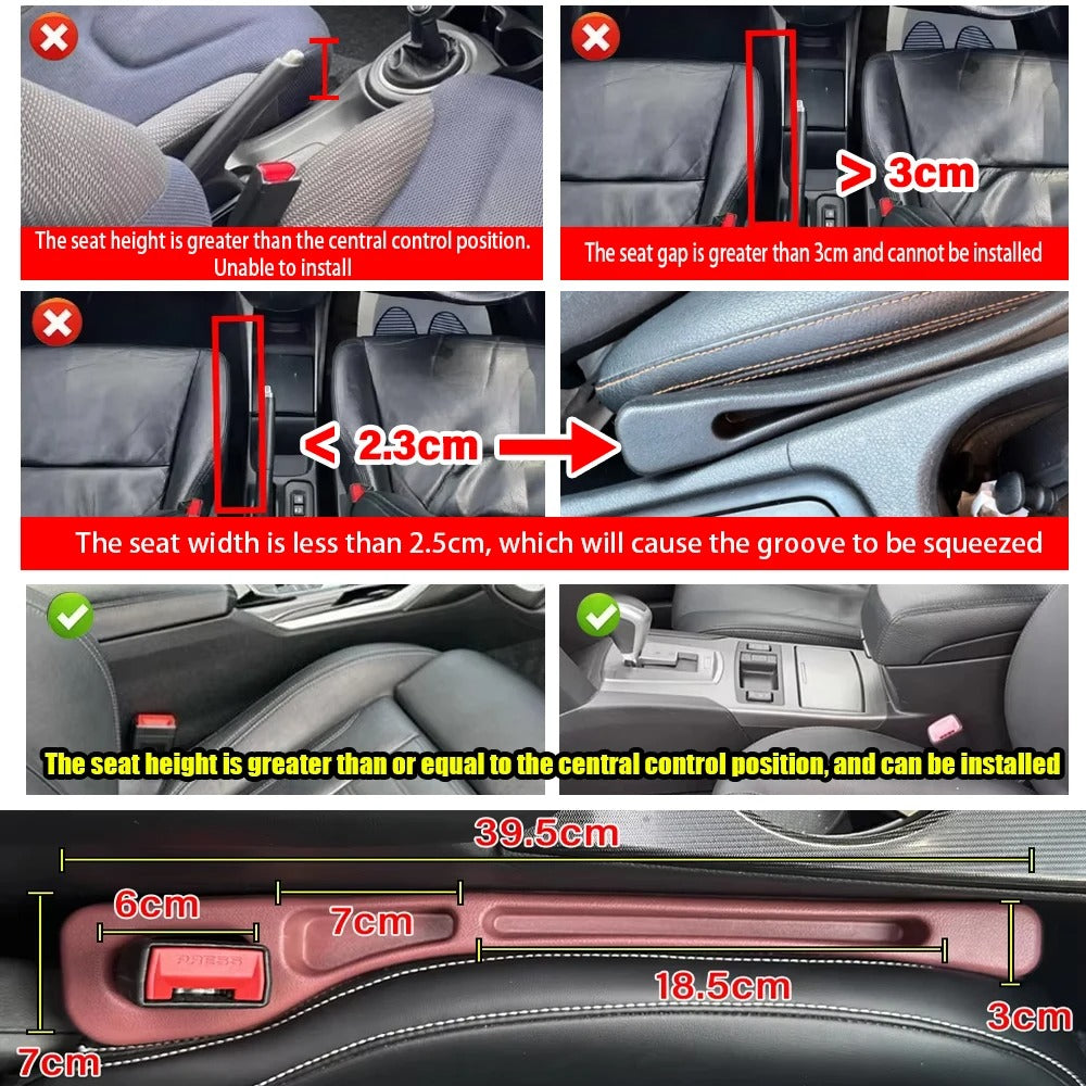 GapGuard™ Car Seat Filler – Prevents Lost Items and Keeps Your Car Organized