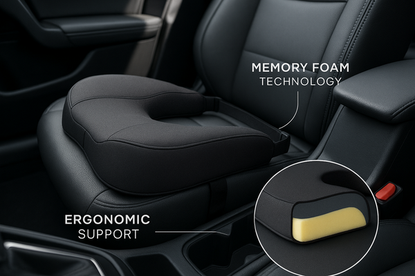 Our company specializes in ergonomic car seat thigh support cushions designed to maximize comfort for drivers and passengers on any journey. We help ease leg, thigh, and hip pain during long drives or daily commutes, providing targeted support with memory foam technology and adjustable designs